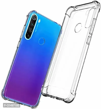 ROYALBASE Back Cover for Redmi Note 8T Transparent Grip Case Pack of 1-thumb0