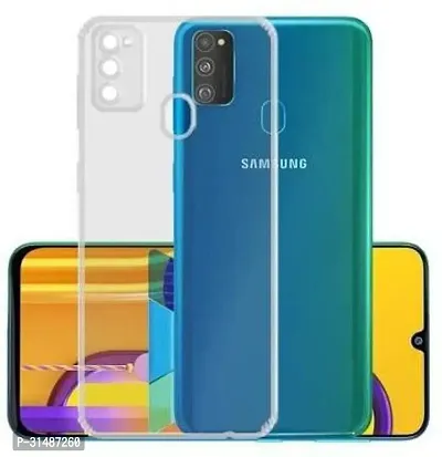 Back Cover for SAMSUNG GALAXY M30S Transparent Grip Case Pack of 1-thumb0