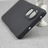 Back Cover for Oppo Reno 8T 5G Oppo Reno 8T Black Camera Bump Protector Silicon Pack of 1-thumb1