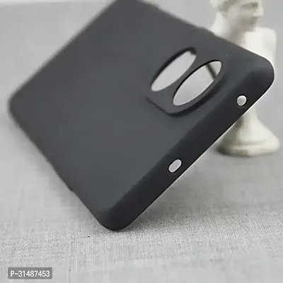 Back Cover for Oppo Reno 8T 5G Oppo Reno 8T Black Camera Bump Protector Silicon Pack of 1-thumb2