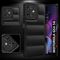 ROYALBASE Back Cover for Moto G54 5G PF Black Grip Case Silicon Pack of 1-thumb1