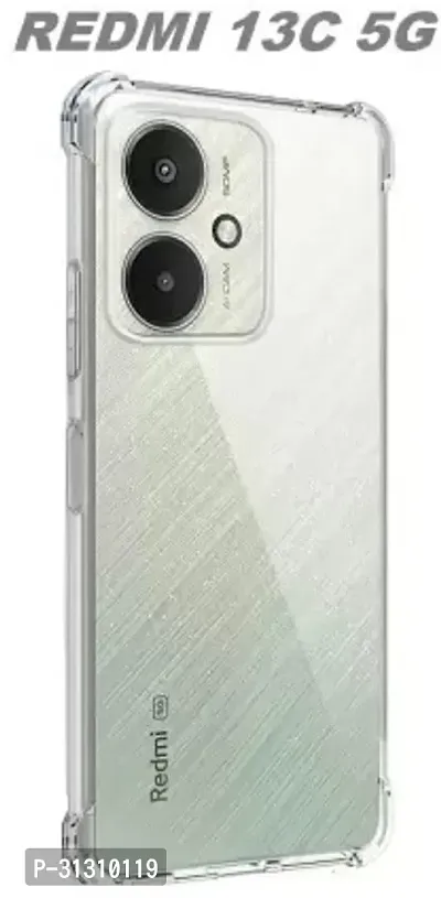 ROYALBASE Back Cover for Redmi 13c 5GPoco M6 5G BM Transparent Shock Proof Pack of 1-thumb0