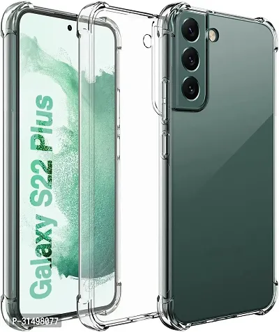 ROYALBASE Back Cover for Samsung Galaxy S22 Plus 5G Transparent Camera Bump Protector Silicon Pack of 1-thumb0