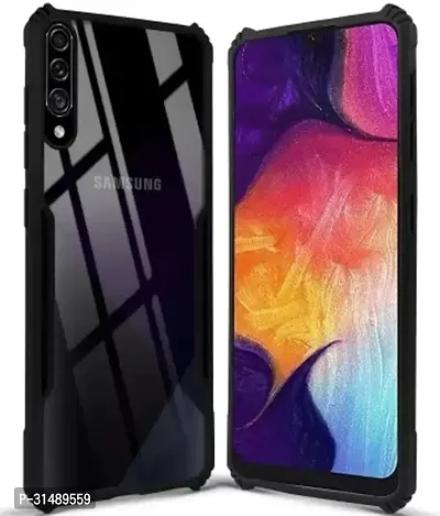 Back Cover for SAMSUNG Galaxy A50 Black Camera Bump Protector Pack of 1-thumb0