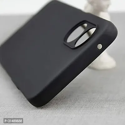 Back Cover for Oppo Reno 8T 5G Oppo Reno 8T Black Camera Bump Protector Silicon Pack of 1-thumb5