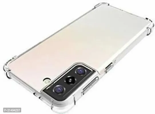 Back Cover for Samsung Galaxy S21 FE Transparent Grip Case Silicon Pack of 1-thumb0