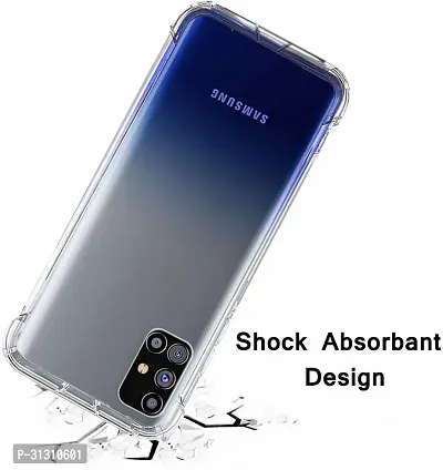 ROYALBASE Back Cover for Samsung Galaxy M31s Transparent Grip Case Silicon Pack of 1-thumb2