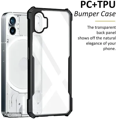 ROYALBASE Back Cover for Nothing Phone 2a IP Black Grip Case Silicon Pack of 1-thumb2