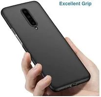 Back Cover for ONEPLUS 7 PRO Black Grip Case Silicon Pack of 1-thumb4