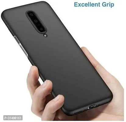 Back Cover for ONEPLUS 7 PRO Black Grip Case Silicon Pack of 1-thumb5