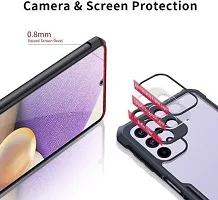 Back Cover for SAMSUNG GALAXY A32 5G SAMSUNG GALAXY M32 5G Transparent Grip Case Silicon Pack of 1-thumb4