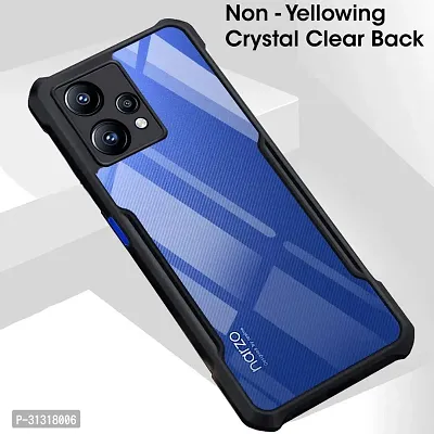 ROYALBASE Back Cover for Realme Narzo 50 Pro 5G Black Camera Bump Protector Silicon-thumb3