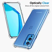 ROYALBASE Back Cover for OnePlus 9 Transparent Grip Case Pack of 1-thumb3