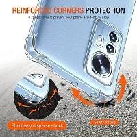 ROYALBASE Back Cover for Xiaomi 12 Pro 5G Transparent Camera Bump Protector Silicon Pack of 1-thumb1