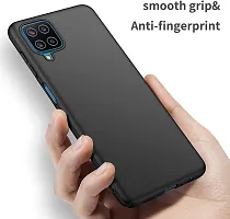 Back Cover for Samsung Glaxay F12 Black Grip Case Pack of 1-thumb3