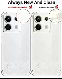 ROYALBASE Back Cover for Redmi Note 13 Pro 5G bm Transparent Camera Bump Protector Silicon Pack of 1-thumb2