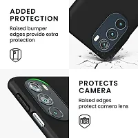 Back Cover for POCO C50  REDMI A1 PLUS Black Silicon Pack of 1-thumb2