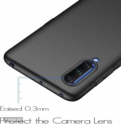 ROYALBASE Back Cover for REDMI A3MI A3 Black Grip Case Silicon Pack of 1-thumb2