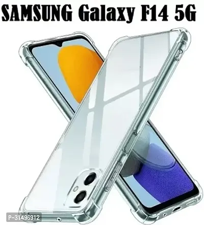 Back Cover for Samsung Galaxy F14 5G Transparent Camera Bump Protector Silicon Pack of 1