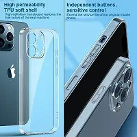 Back Cover for Apple Iphone 15 Pro TP Transparent Grip Case Pack of 1-thumb2