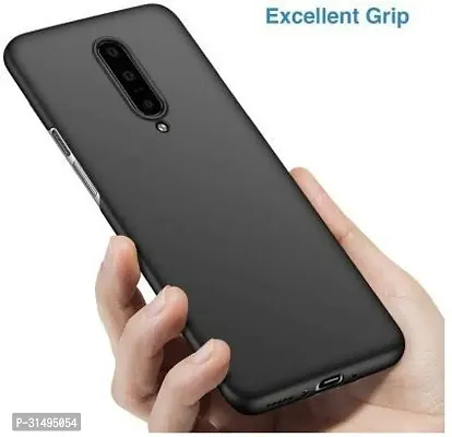 ROYALBASE Back Cover for ONEPLUS 7 PRO Black Grip Case Silicon Pack of 1-thumb5