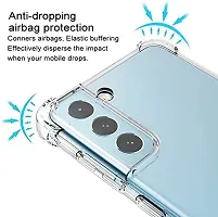 Back Cover for Samsung Galaxy S21 FE Transparent Grip Case Silicon Pack of 1-thumb2