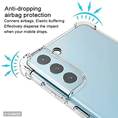 Back Cover for Samsung Galaxy S21 FE Transparent Grip Case Silicon Pack of 1-thumb3