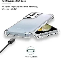 ROYALBASE Back Cover for Samsung Galaxy S21 Ultra Transparent Grip Case Pack of 1-thumb4