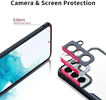 ROYALBASE Back Cover for SAMSUNG Galaxy S22 5G Black Camera Bump Protector Pack of 1-thumb2