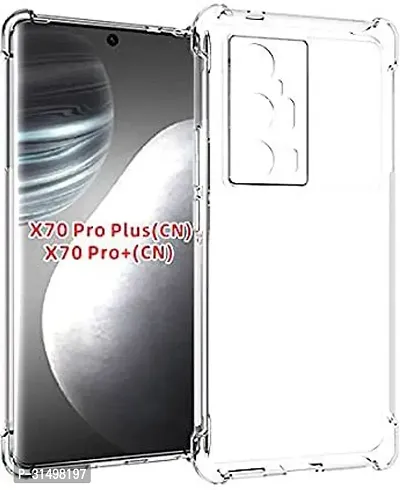 ROYALBASE Back Cover for Vivo X70 Pro Transparent Grip Case Pack of 1-thumb0