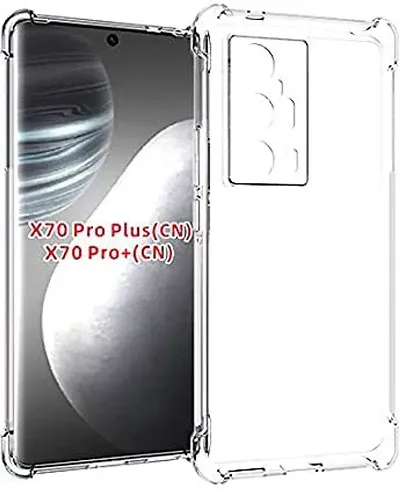 AARERED Crystal Clear Back Cover Case for VIVO X70 PRO Plus 360 Degree Protection, Protective Design Transparent Back.