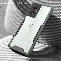 ROYALBASE Back Cover for Oneplus Nord Ce 3 Lite 5G Black Grip Case Silicon Pack of 1-thumb3