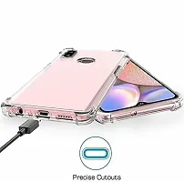 ROYALBASE Back Cover for Samsung Galaxy A10s Transparent Grip Case Pack of 1-thumb2