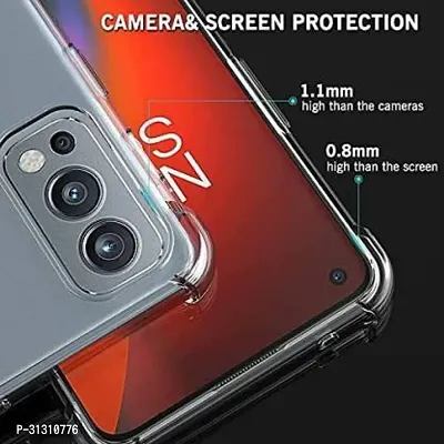 ROYALBASE Back Cover for OnePlus Nord 2 5G Transparent Grip Case Pack of 1-thumb2