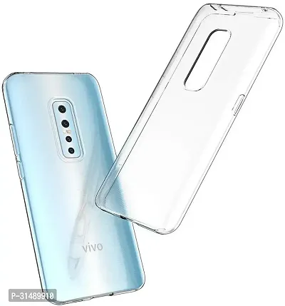 Back Cover for Vivo V17 Pro Transparent Grip Case Silicon Pack of 1-thumb0