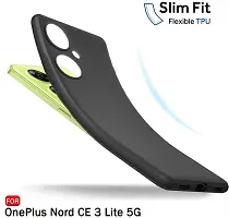 Back Cover for OnePlus Nord CE 3 Lite 5G Black Silicon Pack of 1-thumb1