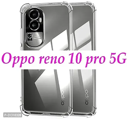 ROYALBASE Back Cover for OPPO Reno10 Pro 5G Transparent Silicon Pack of 1-thumb0