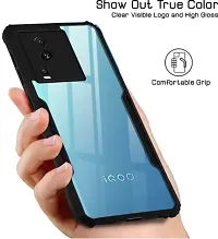 Back Cover for iQOO Neo 7 Pro 5G Black Camera Bump Protector Pack of 1-thumb1