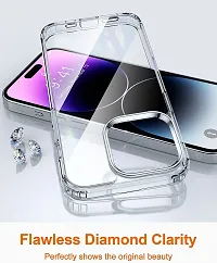 ROYALBASE Back Cover for iPhone 14 Pro APPLE iPhone 14 Pro Transparent Silicon Pack of 1-thumb4