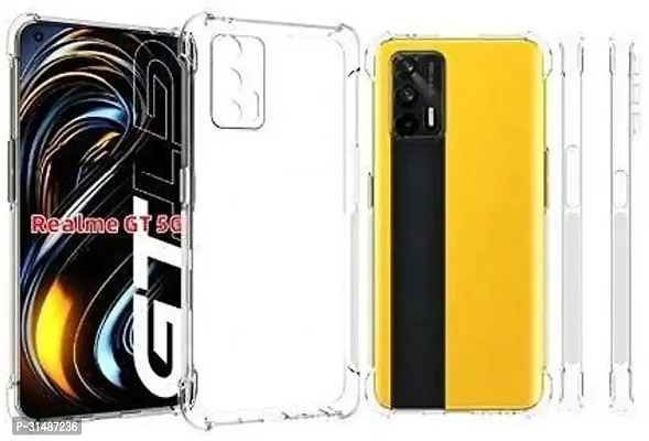 Back Cover for Realme GT 5G Transparent Silicon Pack of 1-thumb0