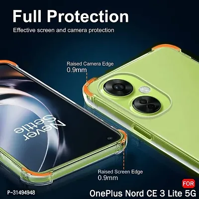 ROYALBASE Back Cover for OnePlus Nord CE 3 Lite 5G Transparent Silicon Pack of 1-thumb3