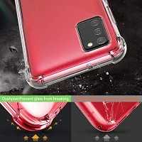 Back Cover for Samsung Galaxy A02s Transparent Grip Case Pack of 1-thumb2