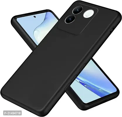 Back Cover for Iqoo Z7 Pro 5G CA Black Grip Case Pack of 1