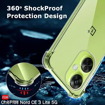 ROYALBASE Back Cover for OnePlus Nord CE 3 Lite 5G Transparent Camera Bump Protector Silicon Pack of 1-thumb4