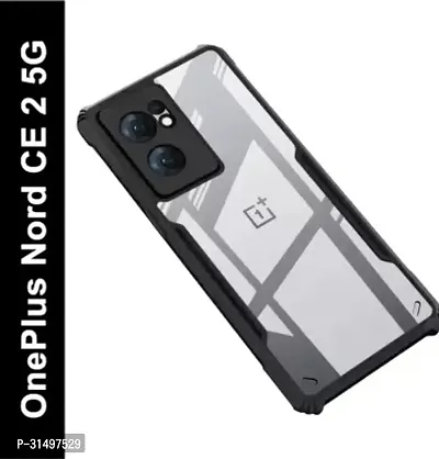 ROYALBASE Back Cover for OnePlus Nord CE 2 Black Camera Bump Protector Pack of 1