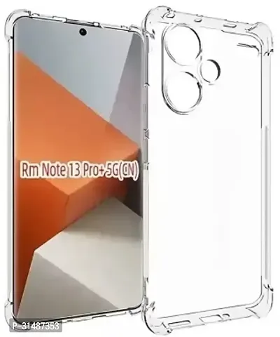 Back Cover for Redmi note 13 Pro Plus 5G Transparent Grip Case Silicon Pack of 1-thumb0