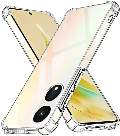 Back Cover for OPPO F23 5G Transparent Grip Case Pack of 1