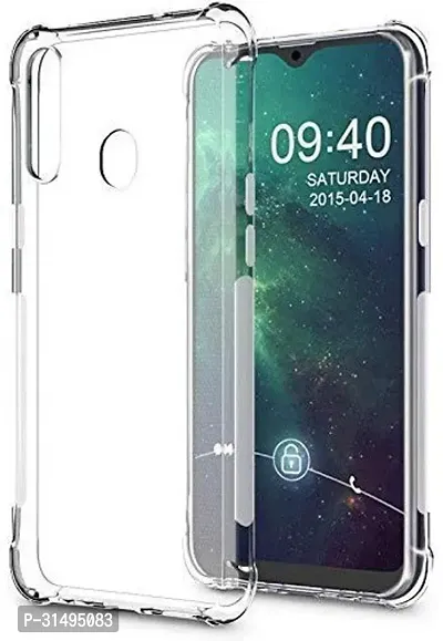 ROYALBASE Back Cover for Oppo A31 2020 Transparent Grip Case Pack of 1-thumb0