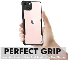 ROYALBASE Back Cover for Apple iPhone 15 Black Camera Bump Protector Pack of 1-thumb2