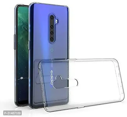 Back Cover for OPPO Reno 2z Transparent Grip Case Pack of 1-thumb0